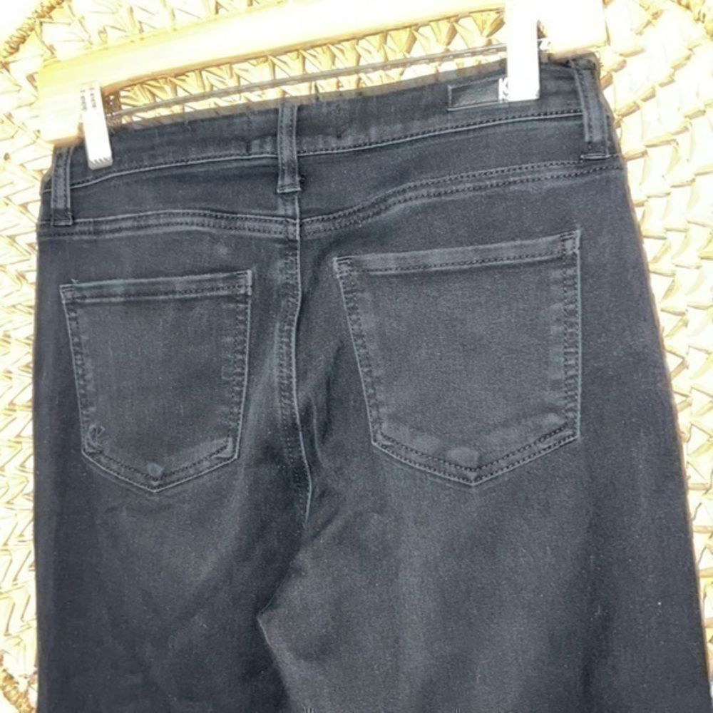 Kut from the Kloth Donna high rise ankle skinny black jeans size 4